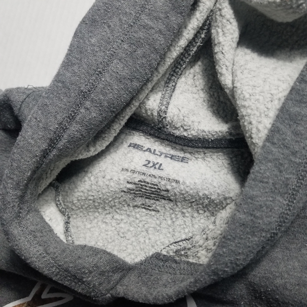 REALTREE MEN'S GRAY HOODIE SIZE 2XL (SEE FULL DESCRIPTION) - Picture 11 of 13